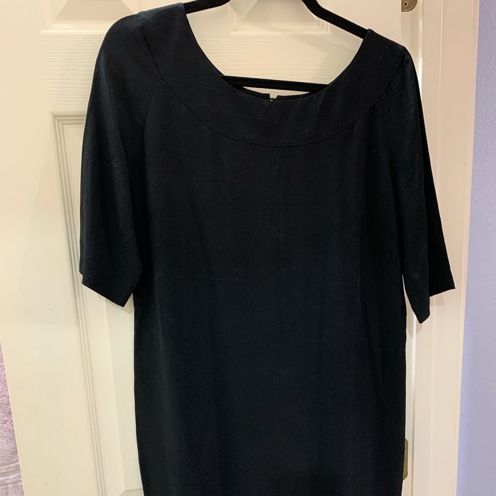Les Petites silk dress with a twist